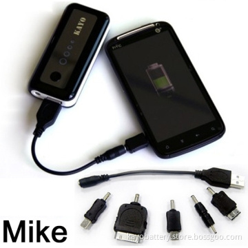 5200mAh Power Bank with Flashlight, LED Shows Capacity